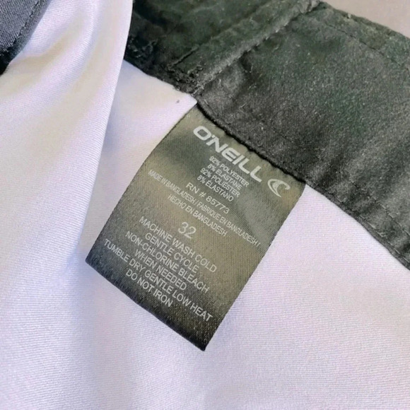 O’Neill Swim Men’s Black and Gray Hyperfreak Board Shorts 32W - Picture 10 of 11